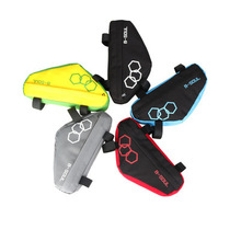 骑行伙伴的亮眼守护——黄色三角形自行车包的魅力